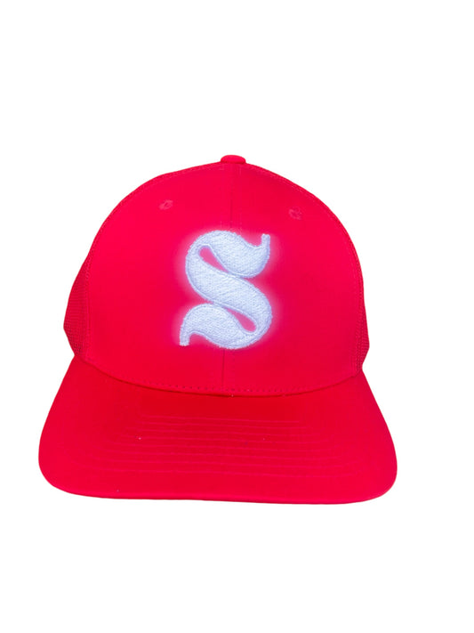 Fire Red Trucker Hat