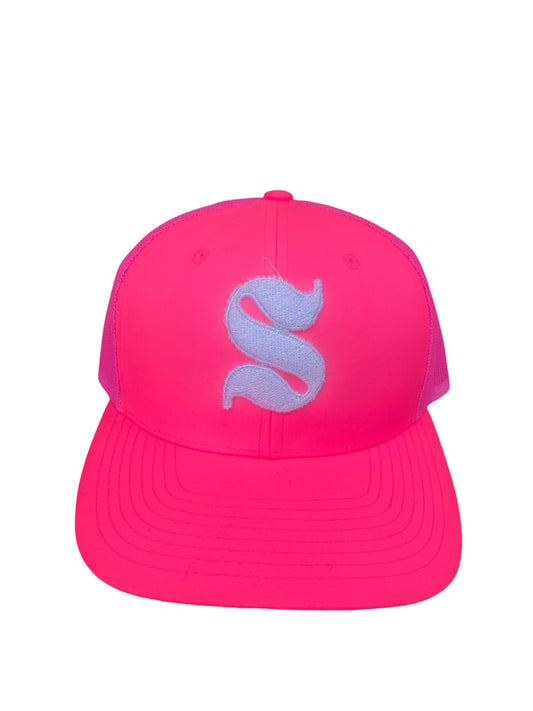 Neon Pink Trucker Hat